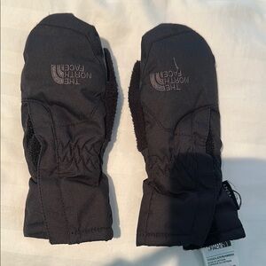 Size 3T The North Face Black Mittens